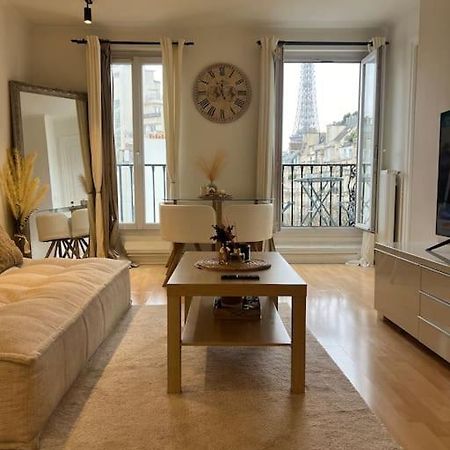 Appartement Paris Vue Tour Eiffel Trocadero Exterior photo