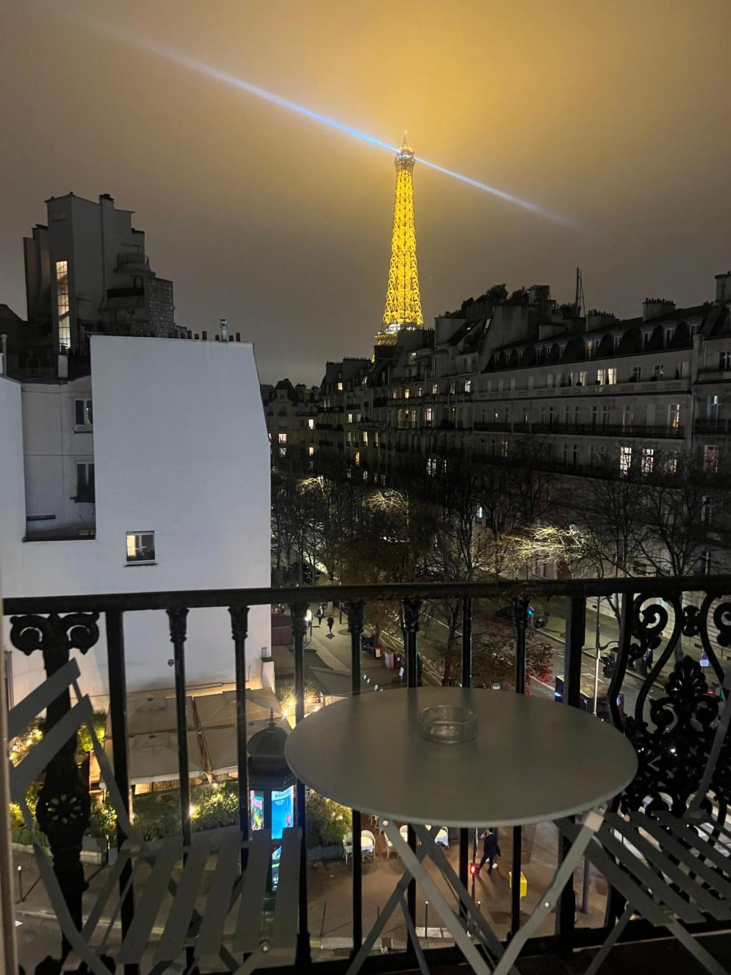 Appartement Paris Vue Tour Eiffel Trocadero Exterior photo