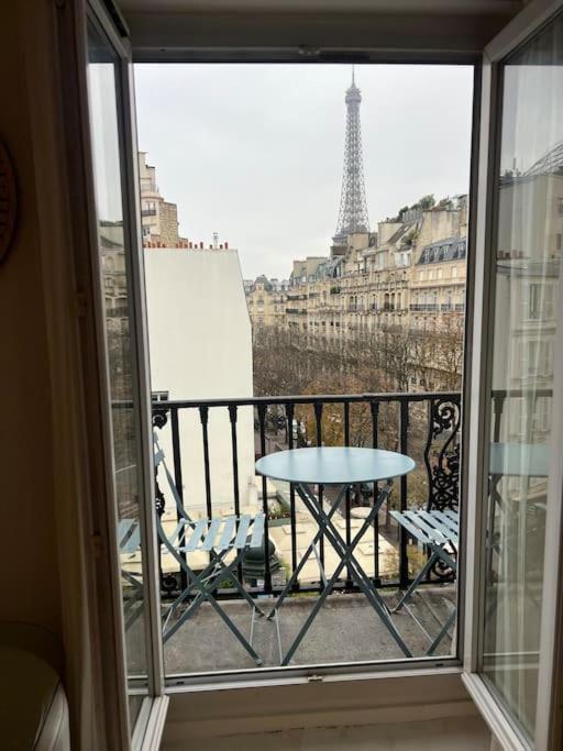 Appartement Paris Vue Tour Eiffel Trocadero Exterior photo
